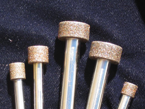 ELECTROPLATED JIG GRINDING MANDRELS