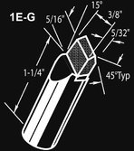 DIAMOND GRIT TOOL - 1E-G